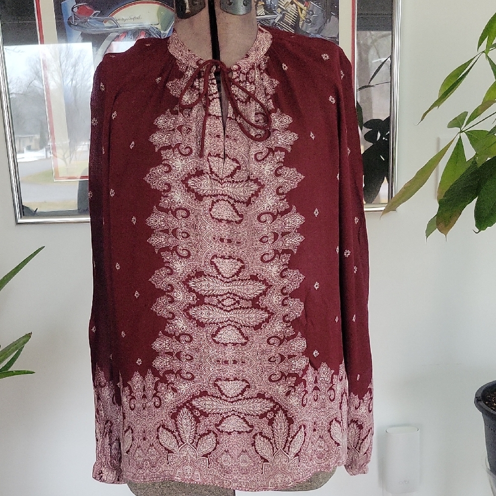 Lucky Brand Top Small Red